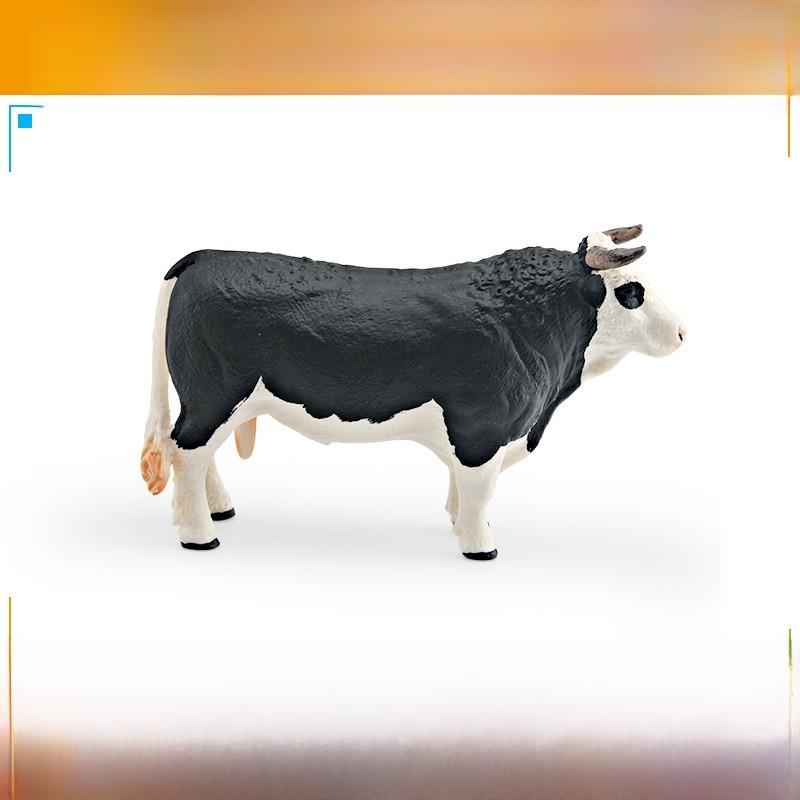 Реалистичные фигурки сельскохозяйственных животных из ПВХ с моделями дойной коровы и быка для детских развивающих игрушек