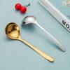 Korean Stainless Steel Thickening Spoon Creative Long Handle Hotel Pot Spoon Soup Ladle Home Kitchen Cooking Tools
