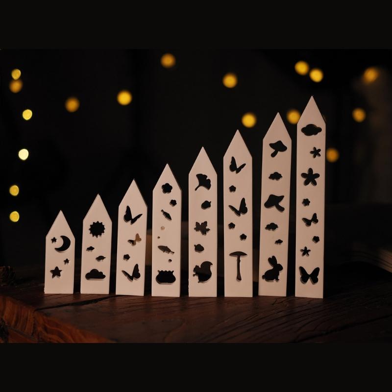 3D Silicone House Candle Holder Mold Handmade Crafting Moulds Hollow House Moulds for Resin Crafts and Home Decoration