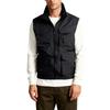 Men's Outdoor Cargo Vest Fishing Work Travel Photo Vests Zip Up Stand Collar Sleeveless Jacket With Pockets