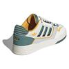Adidas Originals Drop Step 2.0 Low Leather Comfortable Versatile Durable Low-Top Skate Shoes Unisex Sneakers White Green IG1907