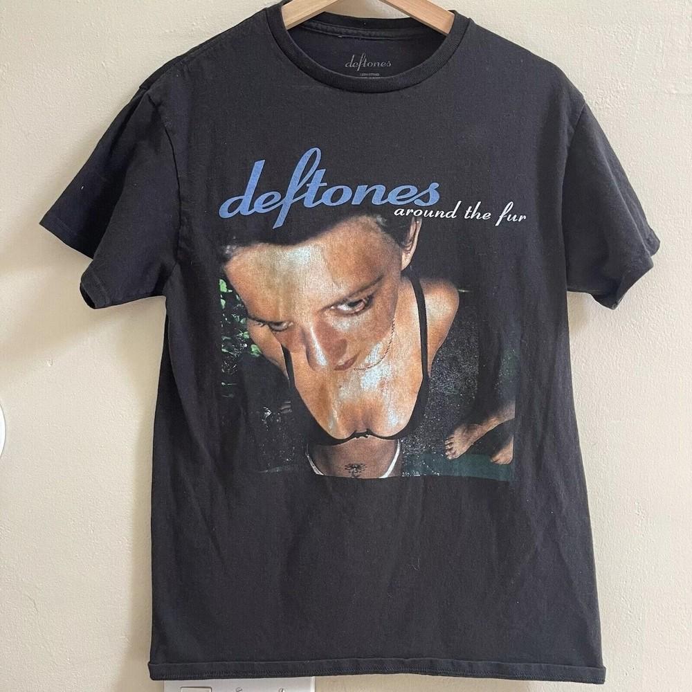Deftones Футболка Around The Fur Черная с принтом группы, короткий рукав, унисекс S5XL Унисекс Футболка