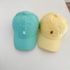 Summer Children Baseball Cap Candy Color Sun Protection Cap Trendy Boys Girls Peaked Hat  Kids