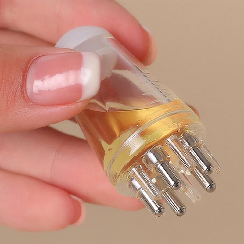 Аппликатор для кожи головы 1-6 мл Эссенция Жидкость для роста волос Массажная головка Шарик Доставка лекарств Мазок Жидкость Направляющая Расческа