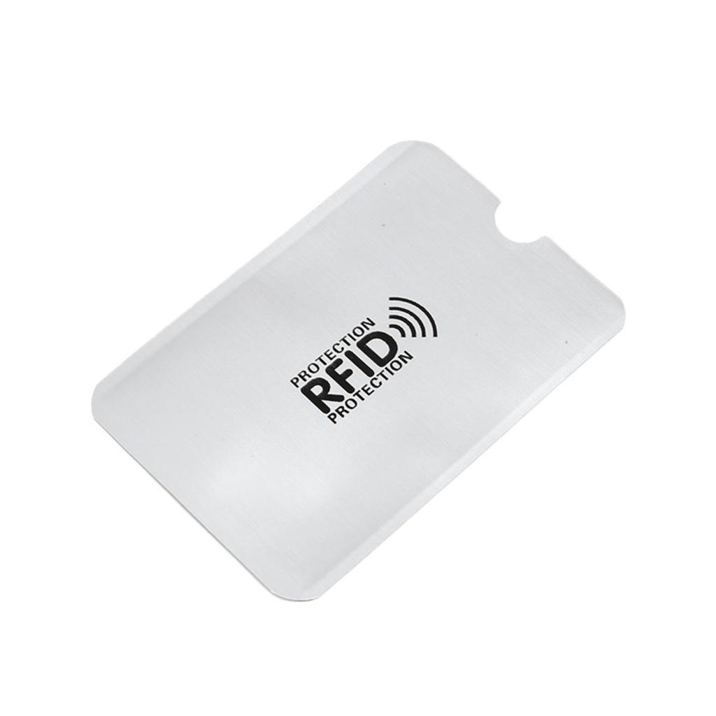 Блокирующие RFID защитные рукава для кредитных банковских карт, из алюминиевой фольги, антискан, держатель для карт контроля доступа, чехол-хранитель