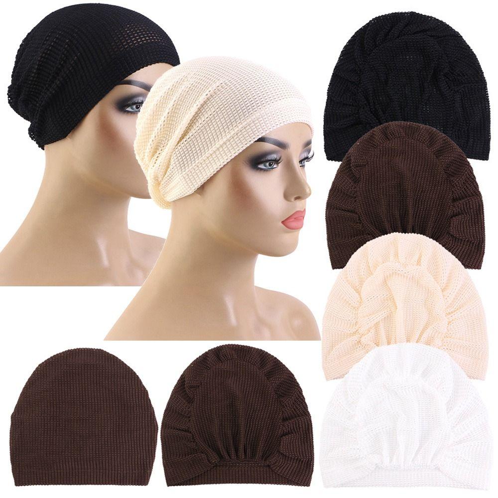 Elastic Hood Multicolor Headscarf Comfortable Turban Headwrap  Everyday Wear