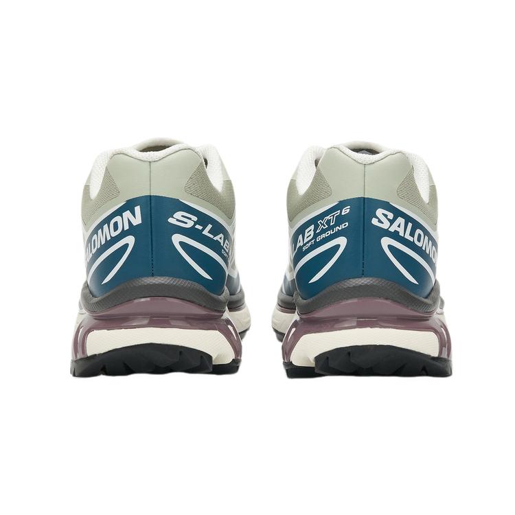 SALOMON Xt-6 Recut Ткань для уличной моды Амортизация Прочные Низкие Кроссовки для бега Унисекс Кеды Минерально-серый Утиный синий Белый 492579