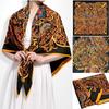 Women Fashion Casual Silk Square Head Scarve Print Shawl Scarf