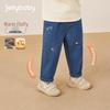 Джинсовые брюки JELLYBABY для девочек с плюшевой подкладкой, антибактериальные, с дальним инфракрасным излучением