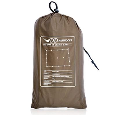 Гамак DD, брезент DD, брезент DD, M x Pack, легкий брезент, идеально подходит для укрытия в виде гамака 3,5 м 2,4 м (CoyoteBrown) [Элемент]