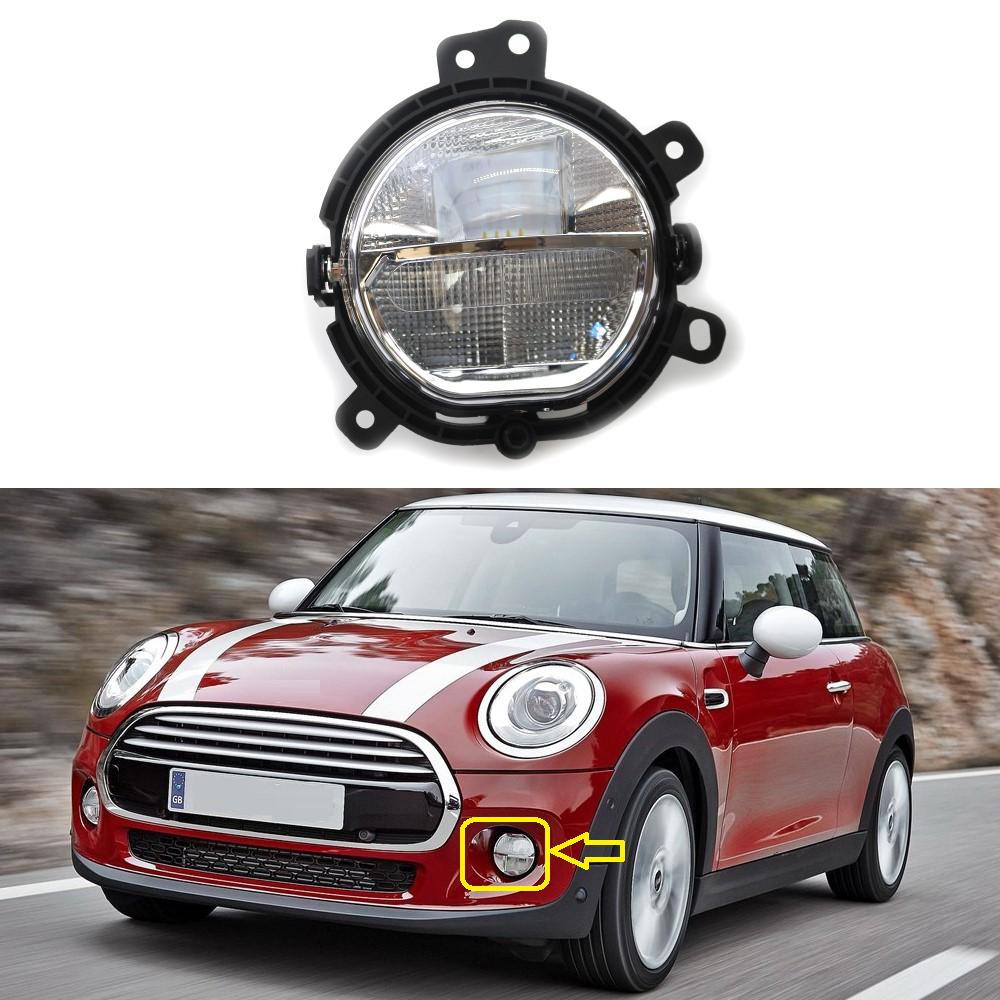 Автомобильные светодиодные противотуманные фары дневного света запасные части левая и правая противотуманные фары для BMW Mini Cooper F54 F55 F56