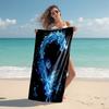 1pc Tomioka Giyuu Beach Towel, Comfortable and Thick, and Swimming/Bath/Picnic/Camping Towel, Suitable for Seaside Beaches