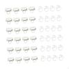 24Pcs Curtain Track Hooks, Hook and Glider Hanging Drapery Hooks for Shower Window