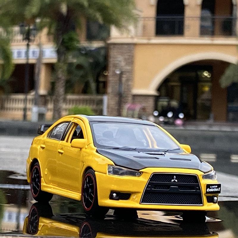 Cwkzum1 1:32 Мицубиси JDM Lancer Evo X Открытая Дверь Со Звуком и Светом Литой Металлический Модель Игрушечный Автомобиль Украшения Для Детских Подарков lmjp0