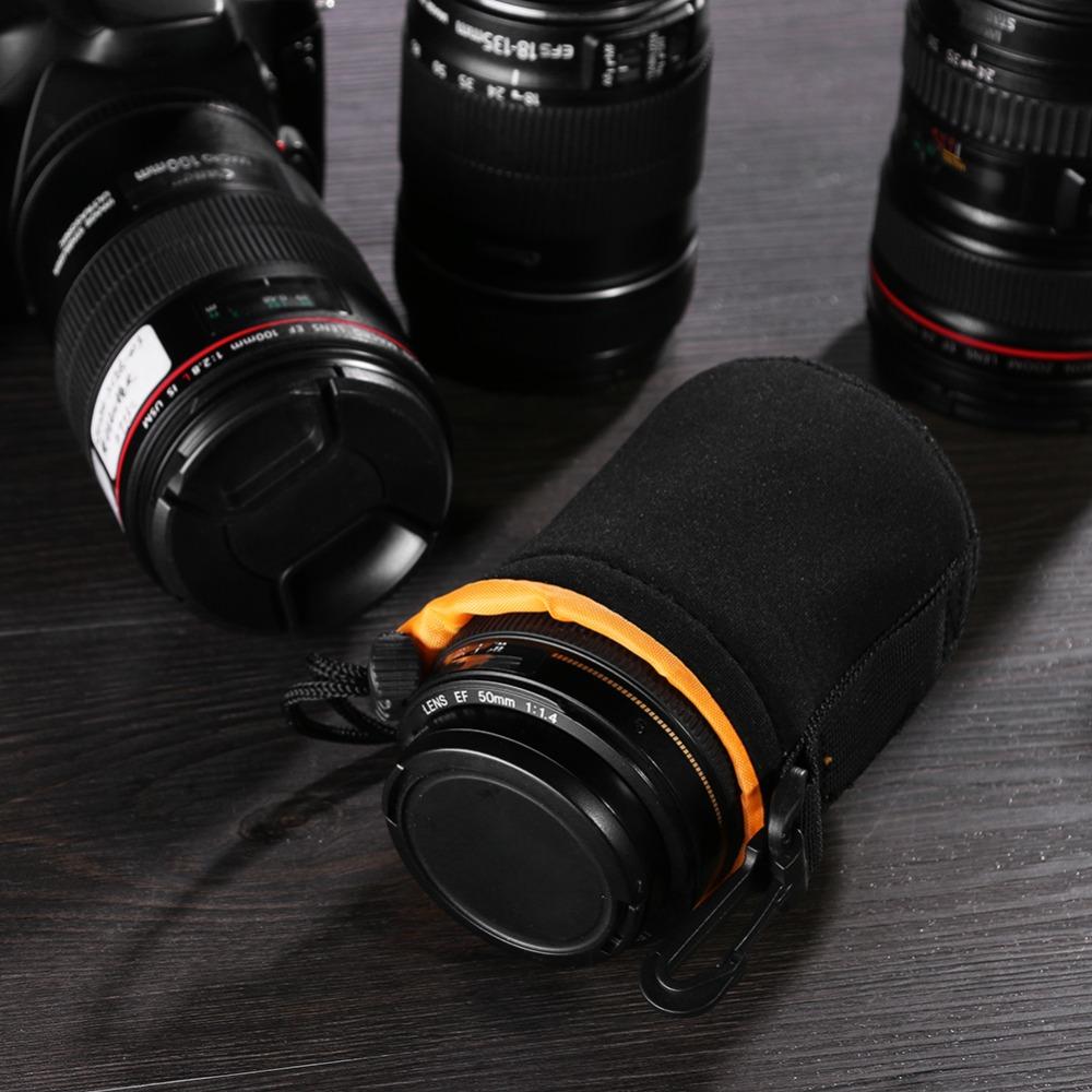 Neoprene Camera Lens Protector Case Waterproof Lens Storage Bag Digital SLR Camera
