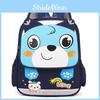 Cute Kids Backpack With Nylon Material And Animal Pattern For Kindergarten Use