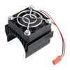 Metal Material Heat Sink 3660 Motor Motor Radiator Cooler Cooling Fan  1/10 Scale RC Cars