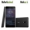 90% новый Восстановленный Разблокированный Оригинальный Nokia 6 4G Android 5.5 дюймов 4 ГБ ОЗУ 64 ГБ 16 МП Восьмиядерный Отпечаток пальца Мобильный телефон