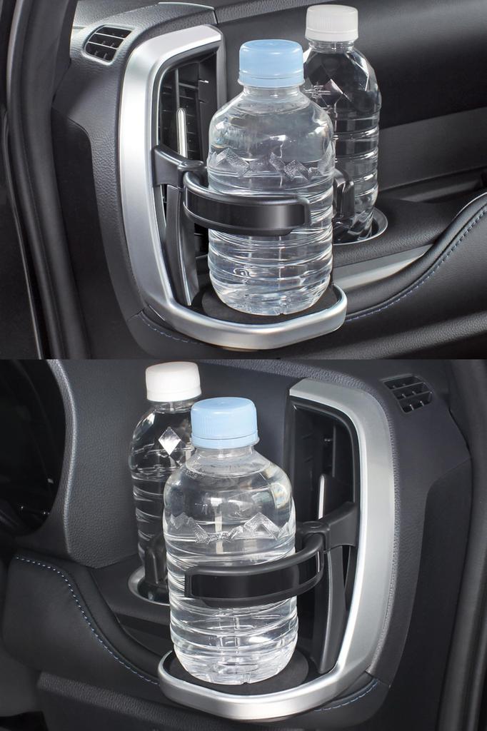 Tsuchiya Yac Характеристики модели автомобиля 90 Series Noah Voxy Air Conditioner Держатель для напитков для водительского и пассажирского сиденья Черный/серебристый SY-NV12 SY-NV13