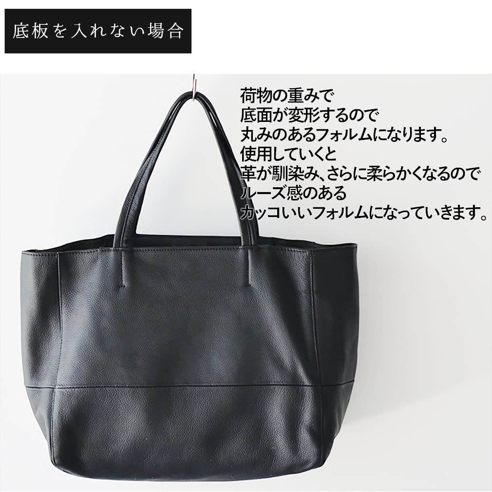 Vita Felice Genuine Cowhide Leather Tote Bag for and [VITAFELICE] Men, Unisex, Women, Oinb-n1706 (Black)