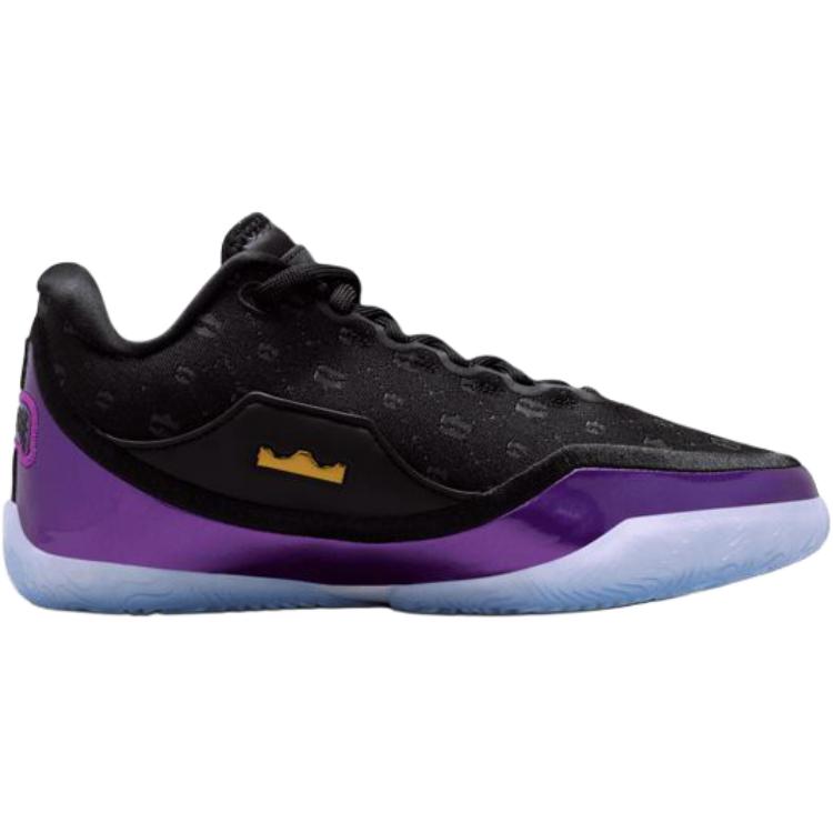 Nike Детские баскетбольные кроссовки Lebron 23 Mid top Золотисто-фиолетовые Детские IQ6709-001