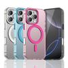 Fashion Magnetic Candy Matte Phone Case for iPhone 16 14 15 Plus 11 13 12 16 Pro Max Magsafe Clear Protector Shockproof Cover