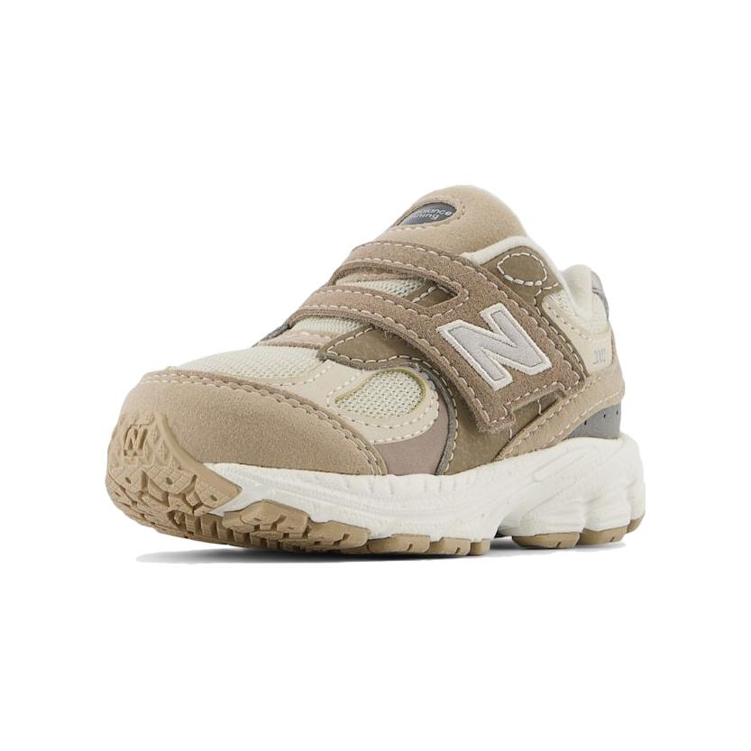 New Balance Hook & Loop 2002 Comfortable Versatile Durable Low-Top Walking Shoes Baby Shoes Beige Brown IV2002SI