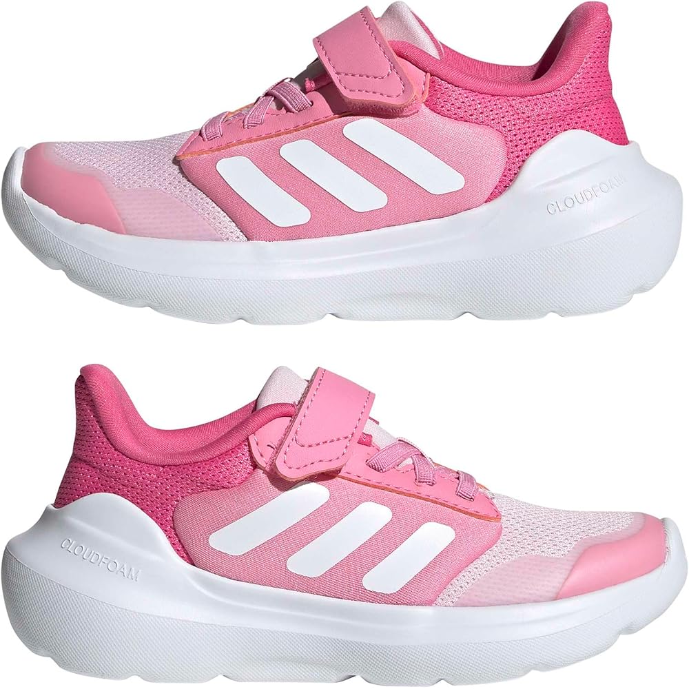 Детские кроссовки Adidas Tensaur Run 3.0 EL C Розовый/Белый/Пурпурный Унисекс 17-21,5 см