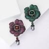 High-End Fashion Light Luxury Copper Zircon Begonia Brooch Retro Elegant Women'S Dress Suit Brooch Jewelry Pin