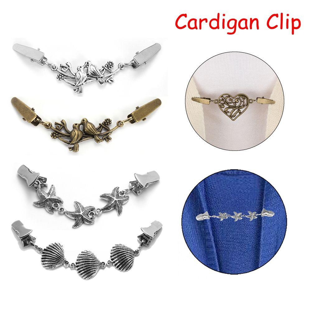 Charm Gift Winter New Shawl Brooch Duck Clip Clasps Sweater Blouse Pin Cardigan Clip