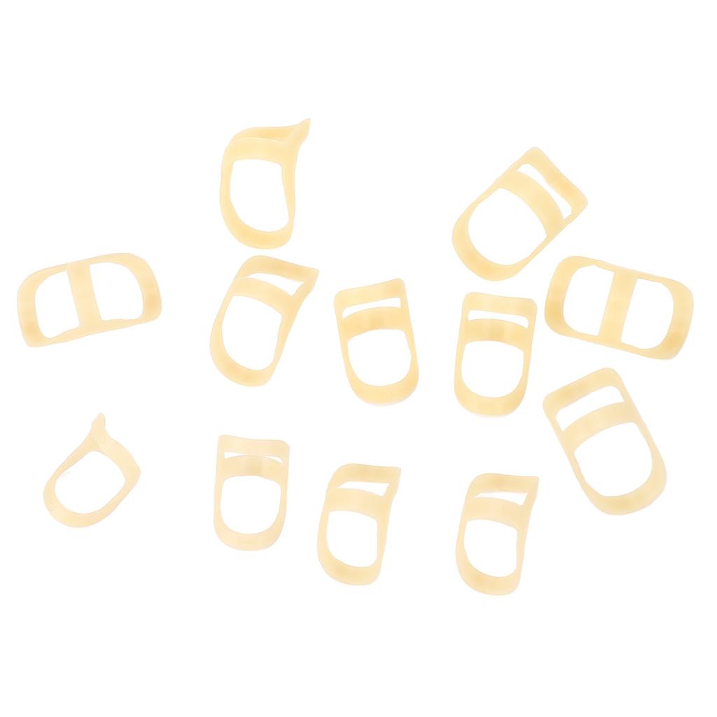 12 шт. Овальная шина для поддержки пальцев 6 размеров, выпрямитель для триггерного пальца, для молоткообразного артритного изгиба