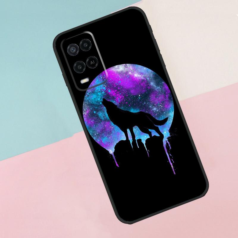 Милый Волк Галактики Для Oppo A40 A60 A80 A18 A38 A58 A78 A98 A79 A16 A76 A96 A15 A74 A94 A54 A77 A17 Чехол для телефона