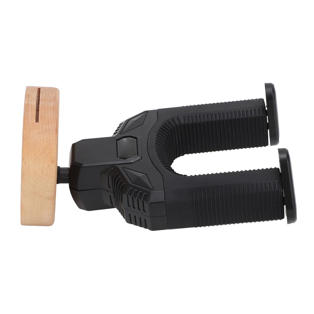 Guitar Wall Mount Automatic Lock Holder Wooden Base Instrument Neck Hanger for Guitar Bass U