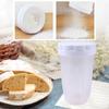 5Pcs Plastic Powder Shakers Coffee Cocoa with Fine-Mesh Lid Power Can for Baking Cooking Home Restaurants Baking Flour Duster