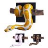 Настенное украшение Змея 3D Реалистичная Готическая Фигурка из Смолы с Веткой Готическая Змея Декор для Дома Спальни Гостиной Ванной Комнаты на Улице