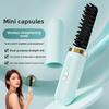 Беспроводная капсульная плойка-выпрямитель для волос, уход за волосами с отрицательными ионами не повреждает волосы, прямые локоны, мини-туалет для влажных и сухих волос