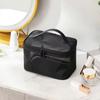 Large Capacity Travel Cosmetic Bag Transparent Mesh Toiletry Bag Portable Makeup Case  Women's
