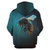 Honeycomb Bee Graphic Sweatshirts Funny Insect Bees 3D Printed Hoodies For Men New In Hoodie & Sweatshirts Casual Y2k Hoody