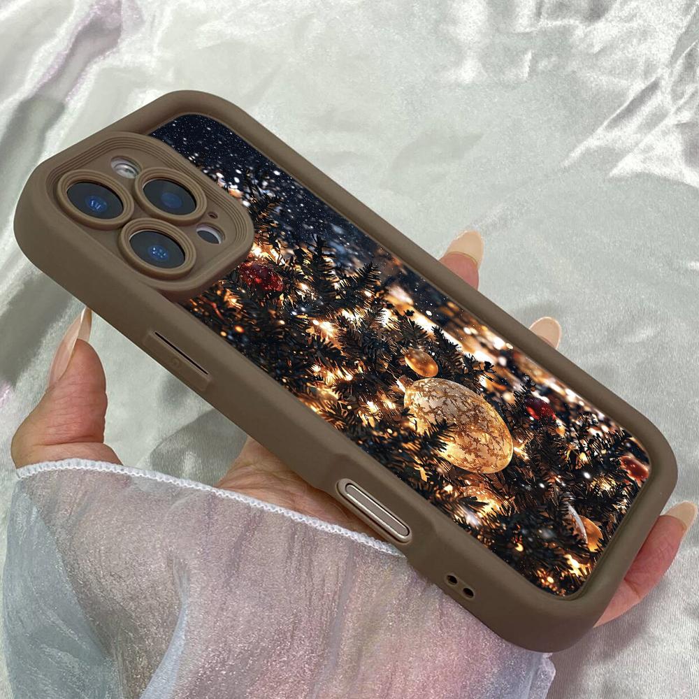 JT21 Художественный Рождественский Чехол для Телефона Realme 14 15 Huawei P40 Honor 70 90 Infinix Tecno itel Motorola Google Все Модели Ангельские Глазки Мягкий ТПУ