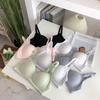 National Service Girl Seamless Breathable Bra - Comfortable, Wire-Free, Gathered Design for Small Chests, Perfect for Female Students In Summer.