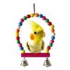 Small Ladder Stand Swing Suspension Bird Toy Set Metal Rope Bird Cage Accessories Parrot Toys