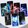Starry Animal Wolf Icy Phone Case For Xiaomi Mi 11 Lite 11i 12X 12 9 8 12T 11T 10T 9T Pro 10 5X 6X Ultra 5G Cover Coque Capa