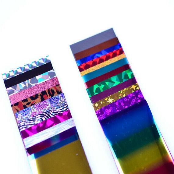 Голографическая фольга для маникюра 24 листа