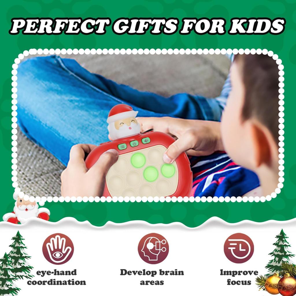 Fast Push Game Fidget Toys Pop Game Ручная игровая консоль с подсветкой Pop Game Сенсорные игрушки Fidget для детей