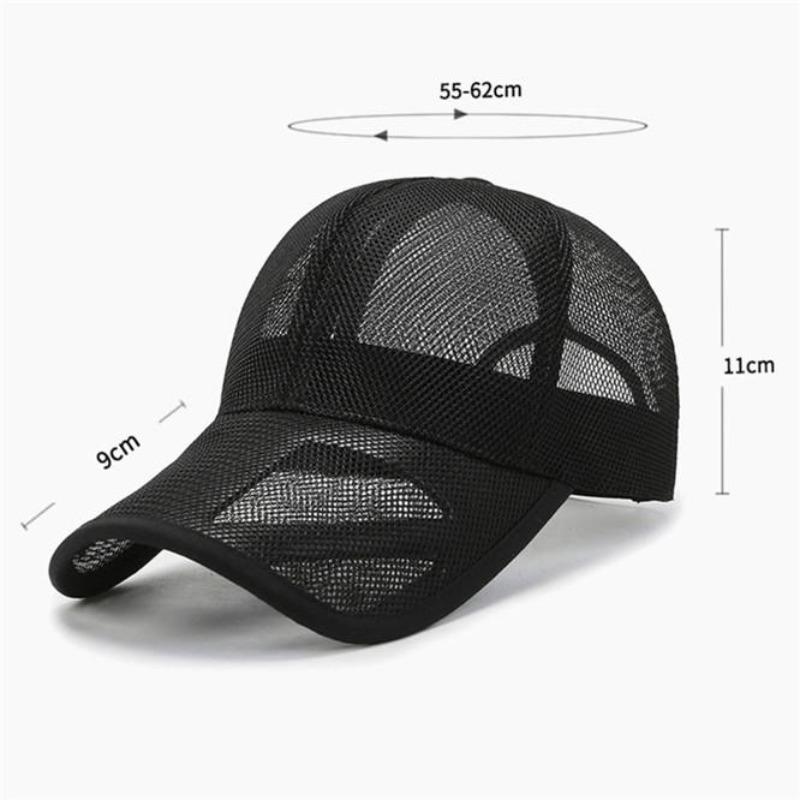 New Style Mesh Cap, Baseball Cap with Perforated Eaves, Sun Cap and Men's Baseball Cap
