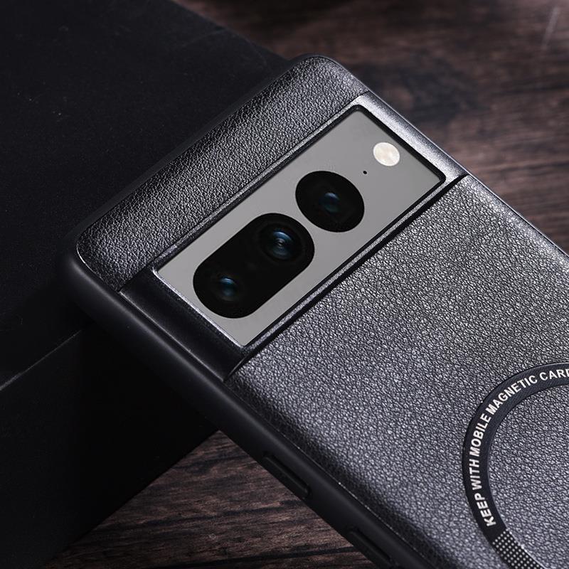 Чехлы для Google Pixel 7 Pro для Magsafe, магнитный кожаный чехол для телефона для Google Pixel 6 Pro, чехол Magsafing с беспроводной зарядкой для Pixel 7 6 Pro, чехол
