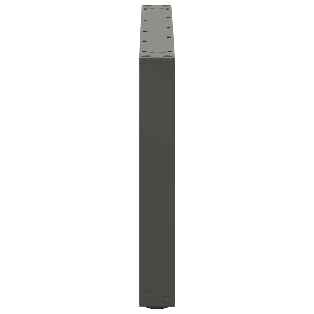 Vidaxl Nogi Do Stolika Kawowego, 2 Szt., Antracyt, 70X(42-43) Cm, Stal