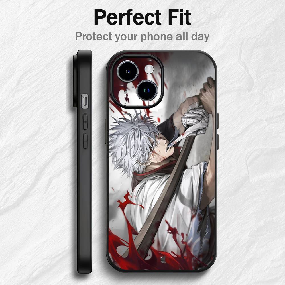 Чехол для телефона Gintama-Сакata Гинтоки Для 17 12 13 14 15 16 Pro Max mini classic Plus сильное магнитное притяжение