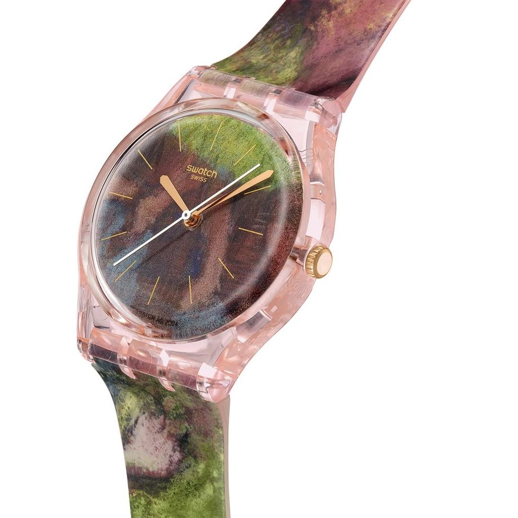 Универсальные часы SWATCH 34 мм DANCERS SO28Z131 Искусство [Swatch] Сотрудничество с ДЕГА