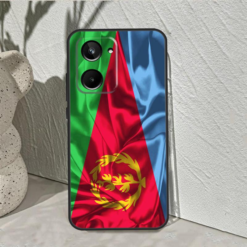 Eritrea Flag For Realme 15 14 10 11 12 13 Pro Plus C65 C67 C75 C63 C61 C55 C51 C53 C35 GT6 GT7 Pro Case